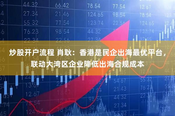 炒股开户流程 肖耿：香港是民企出海最优平台，联动大湾区企业降低出海合规成本